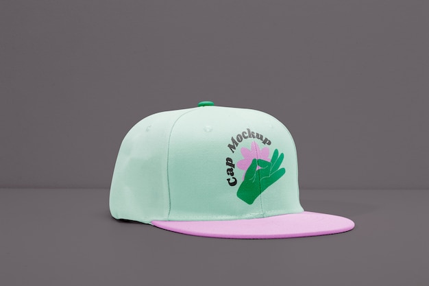 PSD cap peak mockup-design