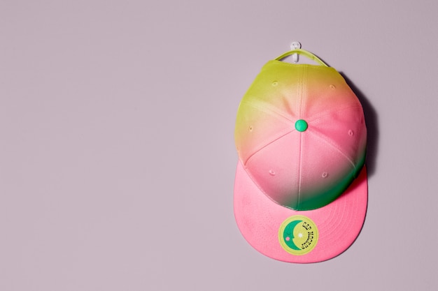 PSD cap peak mockup-design