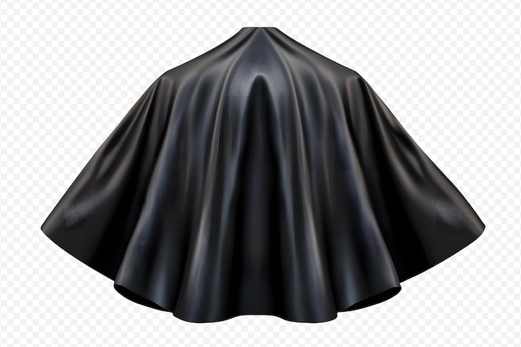 PSD capa de barbero aislada sobre un fondo transparente