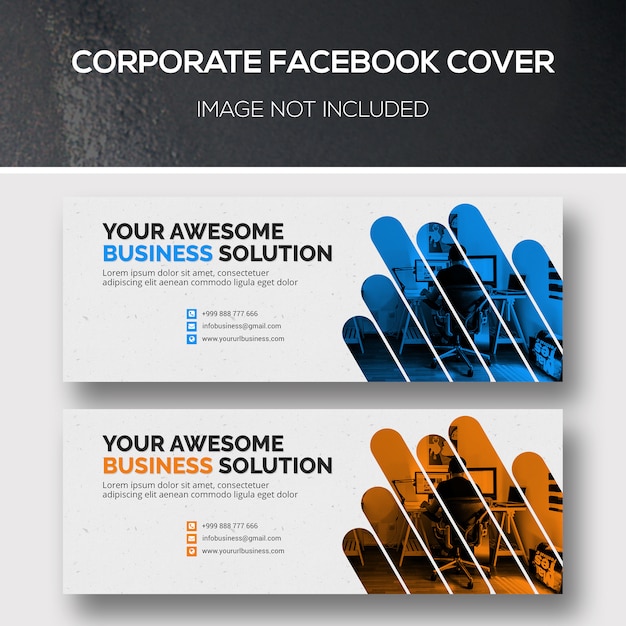Capa corporativa do Facebook