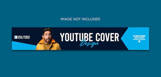 PSD capa de banner profissional do youtube para mídias sociais modelo de psd premium