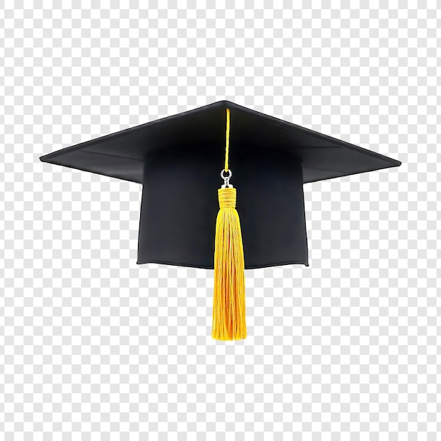 Capa de graduação de borracha preta de borracha amarela