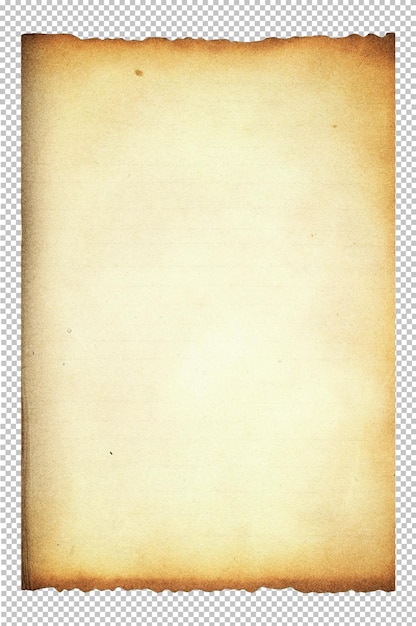 Capa de livro de papel vintage com textura envelhecida e bordas envelhecidas rasgadas rústicas