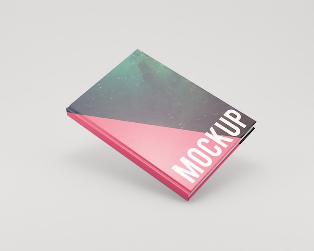 capa do livro mock up