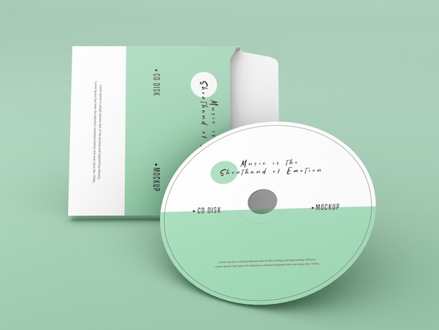 Capa e maquete do CD