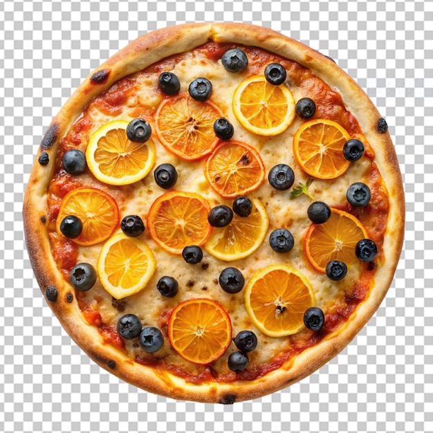 Una capa plana de una deliciosa pizza