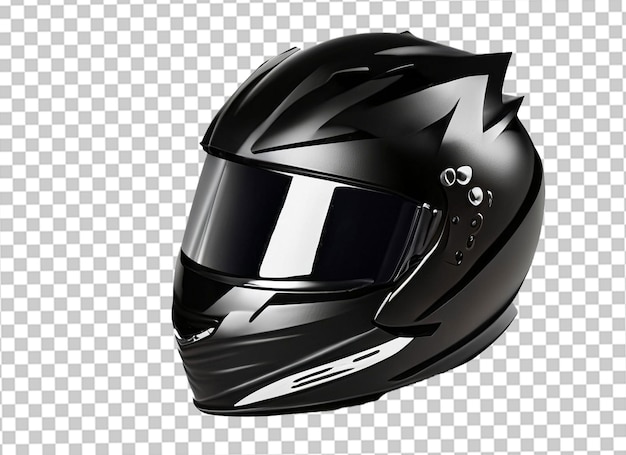 Capacete de motocicleta preto 3D