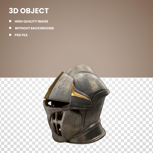 PSD capacete medieval