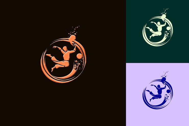 PSD capoeira with acrobatic icon martial art with agile and flex creative brazil culture icon designs