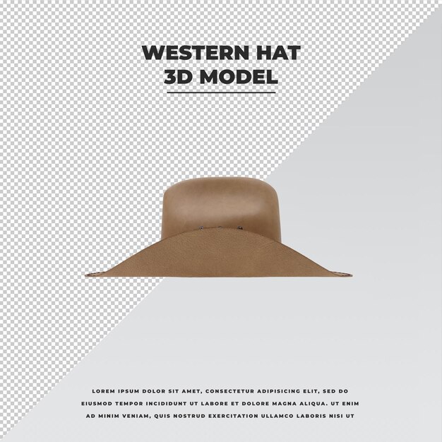 Cappello da cowboy occidentale