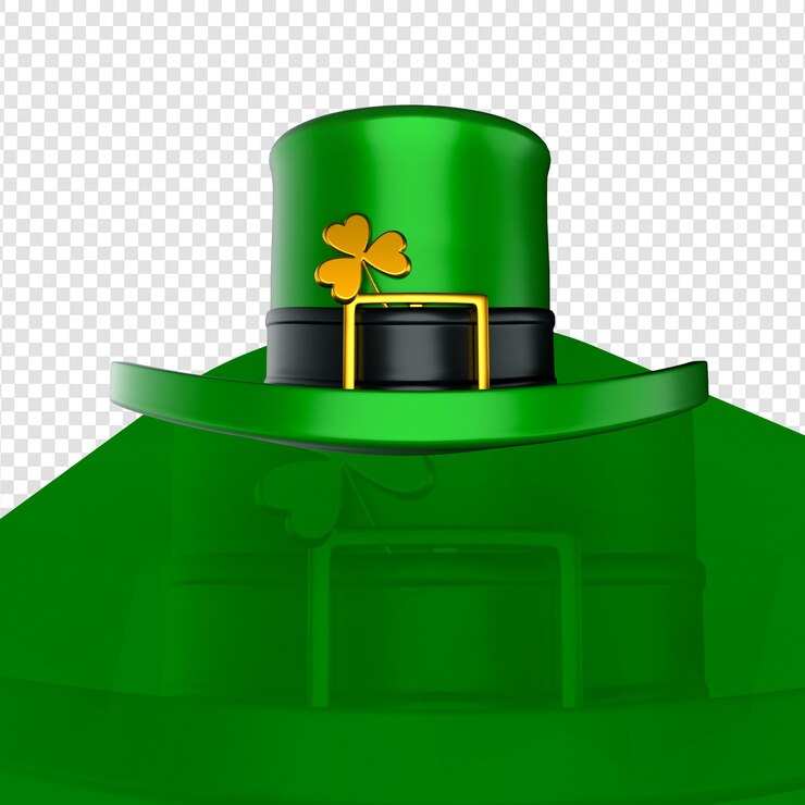 PSD cappello da trucco per il giorno di san patrizio