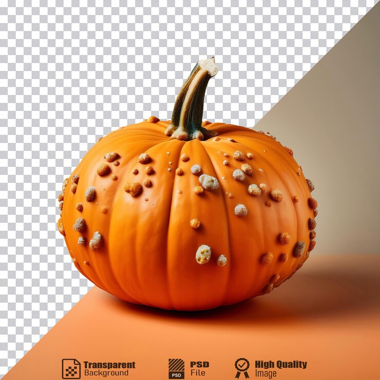 PSD la caprichosa calabaza mofada, una juguetona obra de arte de otoño