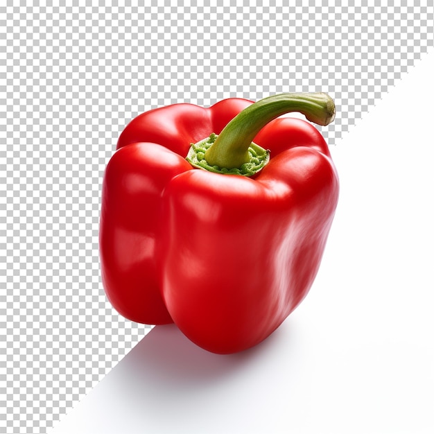 PSD capsicum isolé sur un fond transparent