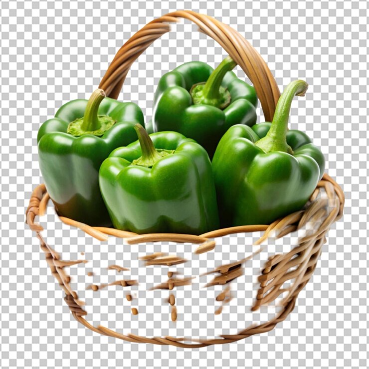 PSD capsicum sobre un fondo transparente