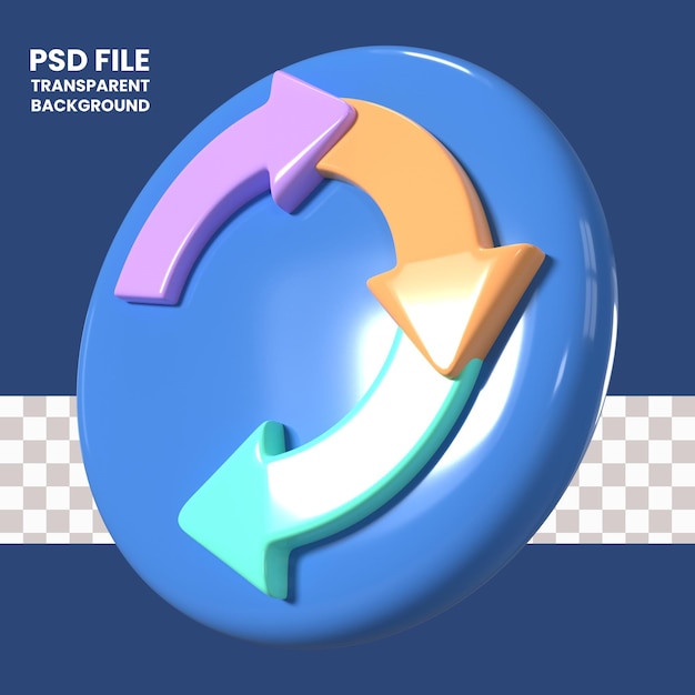 Captcha 3D-Illustrations-Symbol