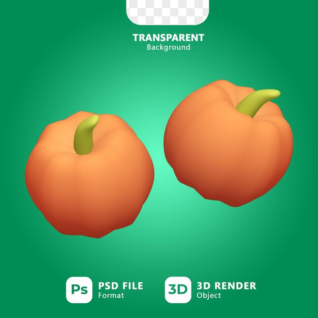 Una captura de pantalla de dos frutas naranjas con el título de fondo transparente.