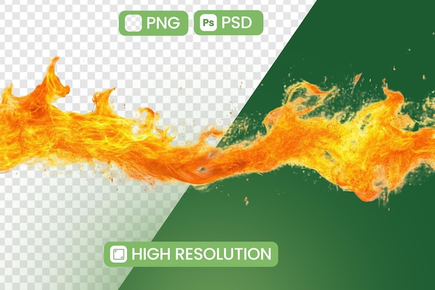 Capture Flames Flowing with Warmth and Intensity in a Fiery Display