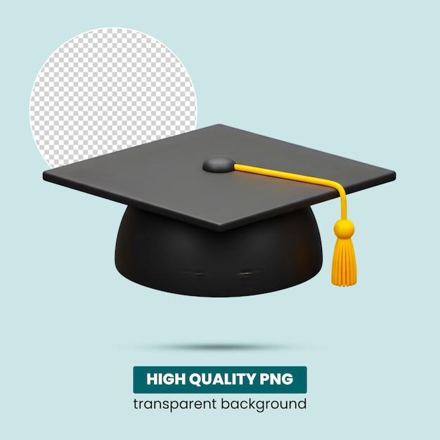 Capuchón de graduación 3D