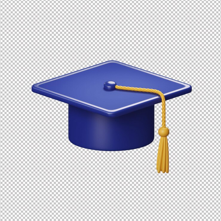 PSD capuchón de graduación 3d