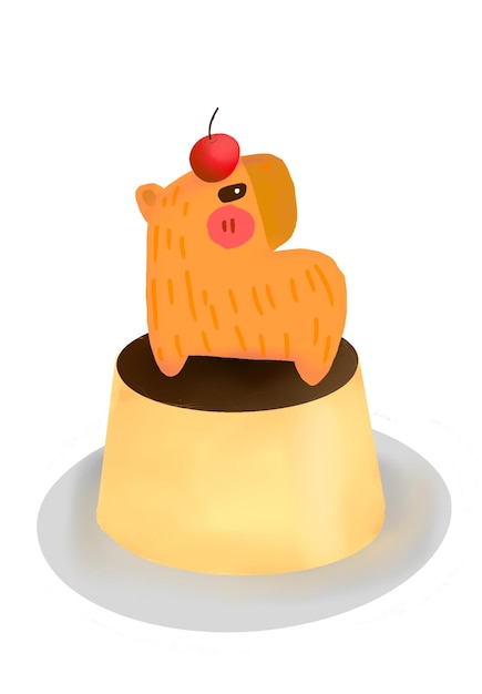 Capybara-flan