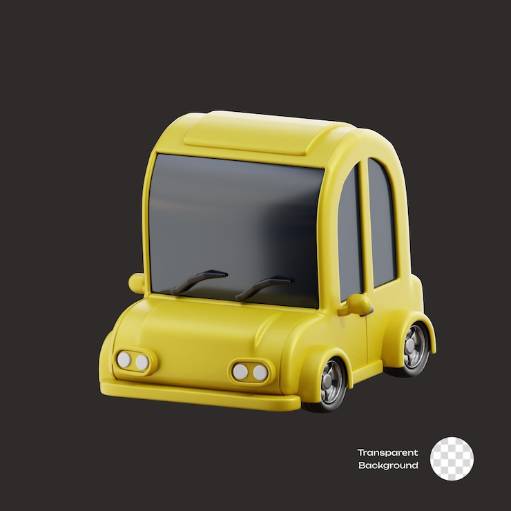 PSD car 3d icons