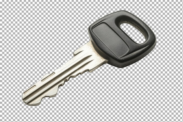 Car Ignition Key Isolated on Transparent Background