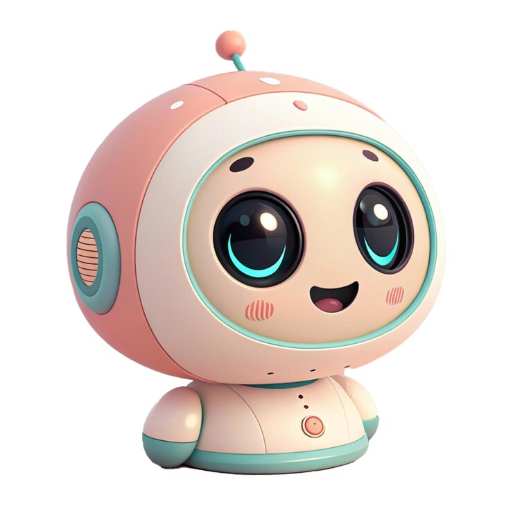 PSD cara de compañero del bot de chat png psd jpg