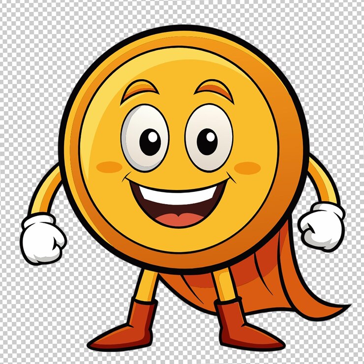 PSD una cara sonriente naranja con una sonrisa y las palabras " pulgares hacia arriba "