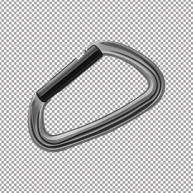Carabiner aislado en blanco