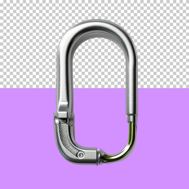 Carabiner objet isolé fond transparent