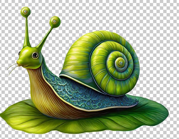 El caracol en 3d