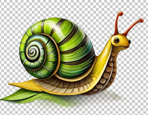 PSD el caracol en 3d