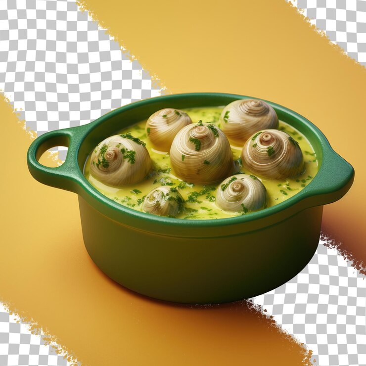 PSD caracoles con salsa de queso