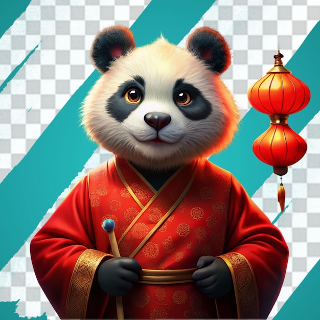 PSD caractère chinois panda