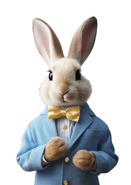 Caractère de lapin isolé