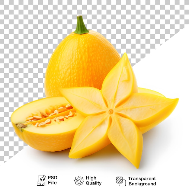 Carambola Ou Starfruit Sur Fond Transparent Incluent Un Fichier Png