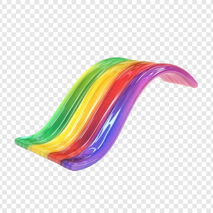 PSD el caramelo del arco iris es una golosina colorida, un dulce y un postre delicioso.
