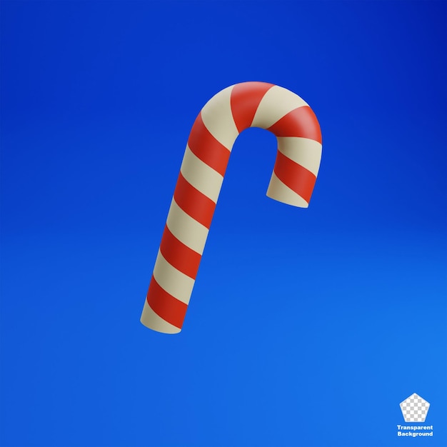 PSD caramelo, navidad, 3d, ilustración