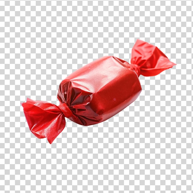 PSD caramelos en un envoltorio aislados sobre un fondo transparente