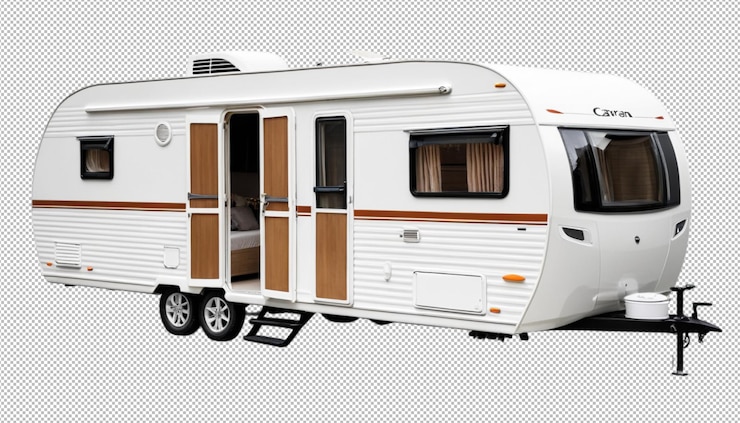PSD caravana moderna para la escapada perfecta