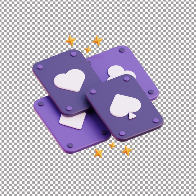 Card magiche file renderizzato in 3D