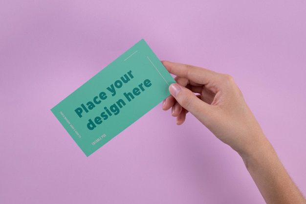 Card mockup