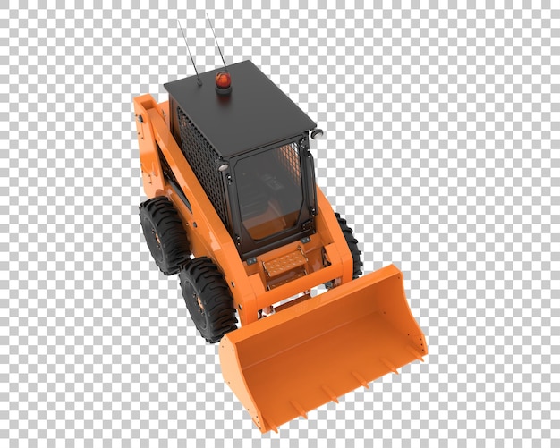 Cargador de dirección deslizante sobre fondo transparente Ilustración de renderizado 3d