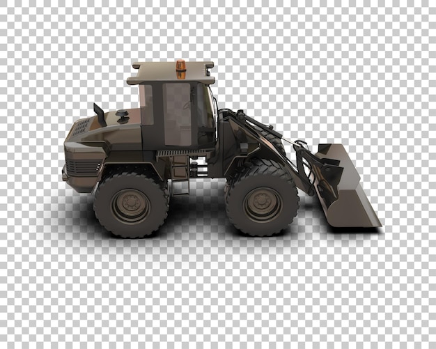 El cargador está aislado en el fondo de la ilustración de renderización 3D