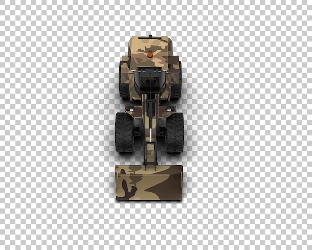 El cargador está aislado en el fondo de la ilustración de renderización 3D