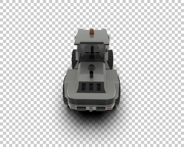 El cargador está aislado en el fondo de la ilustración de renderización 3D