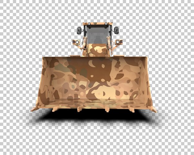 El cargador está aislado en el fondo de la ilustración de renderización 3D