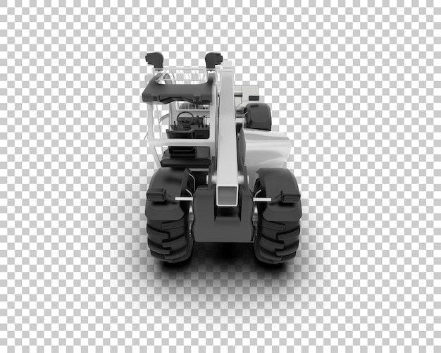 El cargador está aislado en el fondo de la ilustración de renderización 3D