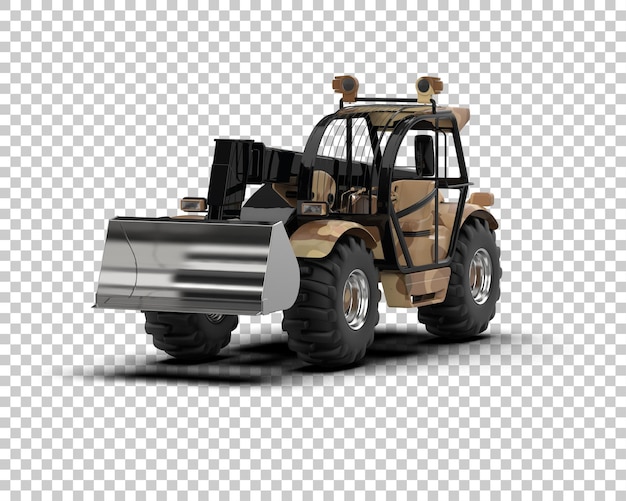 El cargador está aislado en el fondo de la ilustración de renderización 3D