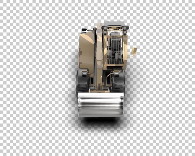 El cargador está aislado en el fondo de la ilustración de renderización 3D